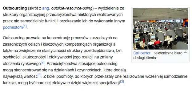 Definition of outsourcing